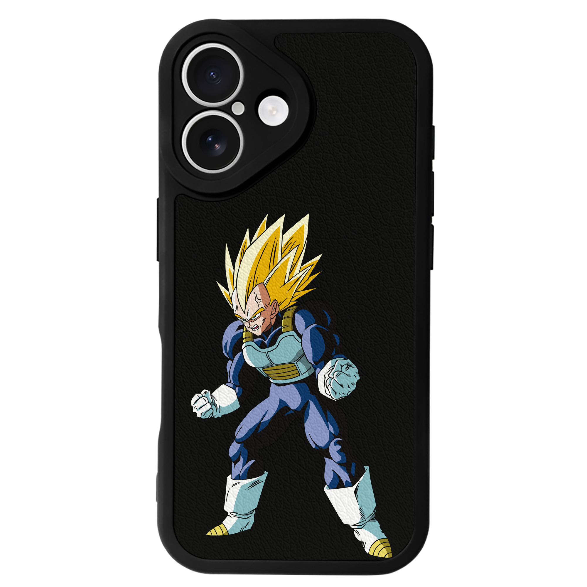 （画像用） ドラゴンボール ベジータ四世（Bejīta Yonsei）DRAGON BALL Vegeta IV 【iPhone 16シリーズ対応】シリコンスマホケース（レザー調） 材質：シリコン